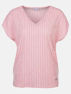 Damen Lisa Tossa Damen Shirt mit Crashoptik