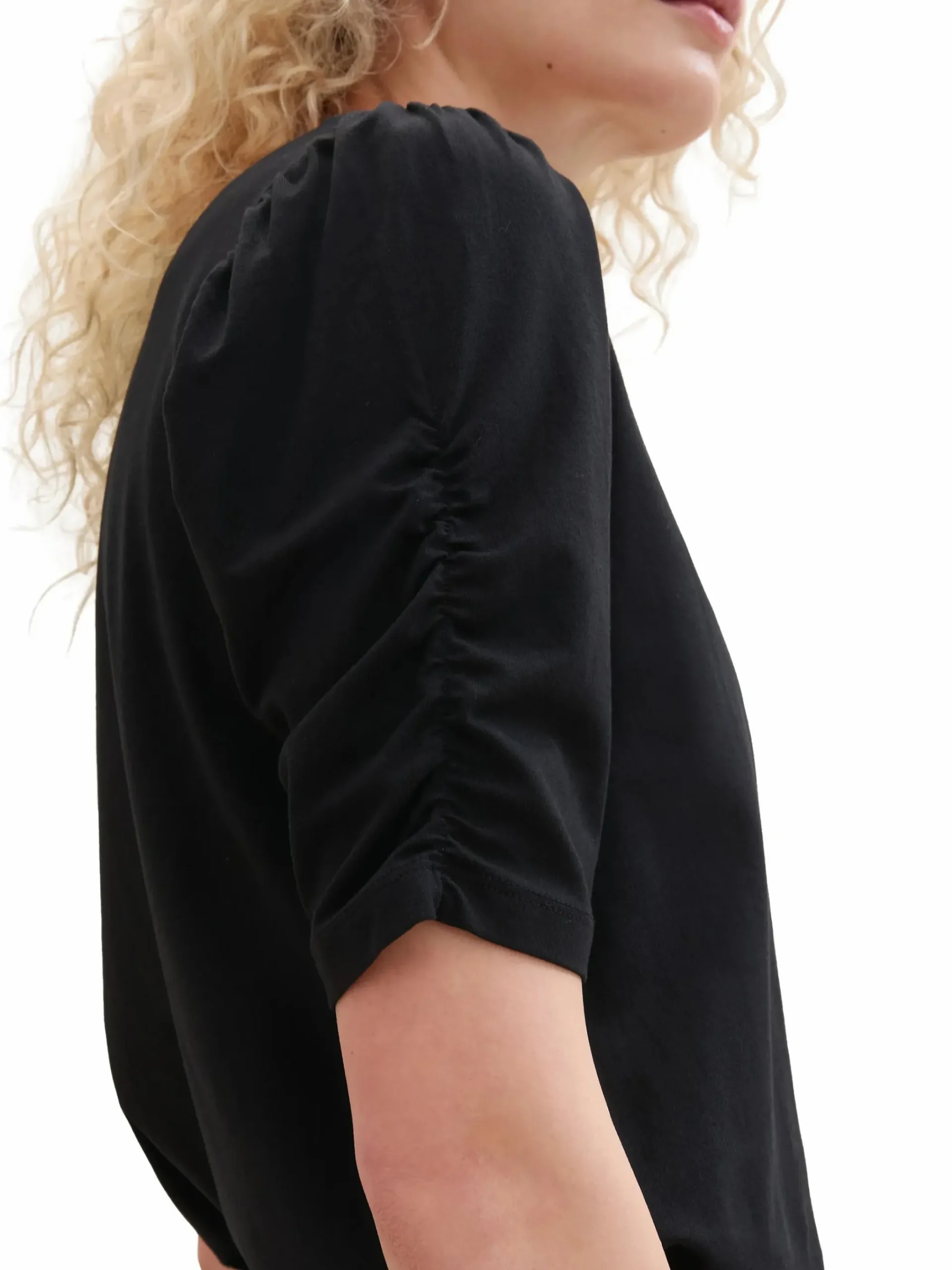 Damen Tom Tailor Damen Shirt mit edler Raffung