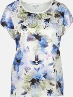 Damen Lisa Tossa Damen Shirt mit Glanzeffekt