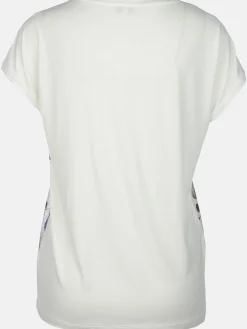 Damen Lisa Tossa Damen Shirt mit Glanzeffekt