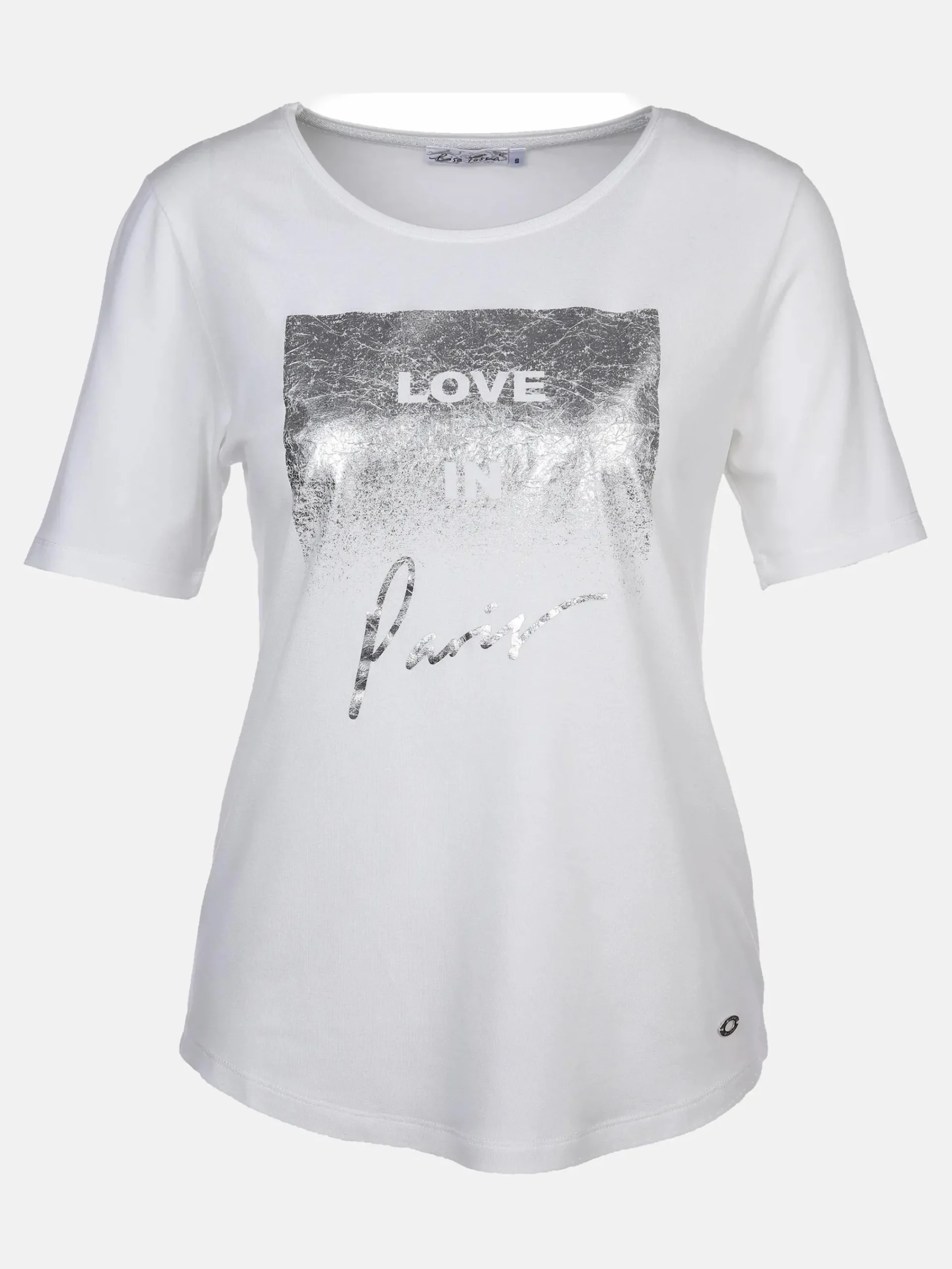 Damen Lisa Tossa Damen Shirt mit Glitzerprint