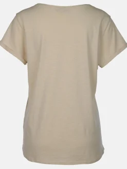 Damen Sure Damen Shirt mit Glitzerprint und Strasssteinchen