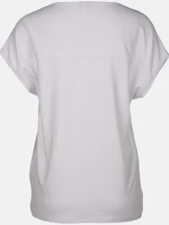 Damen Lisa Tossa Damen Shirt mit Glitzersteinchen und Print