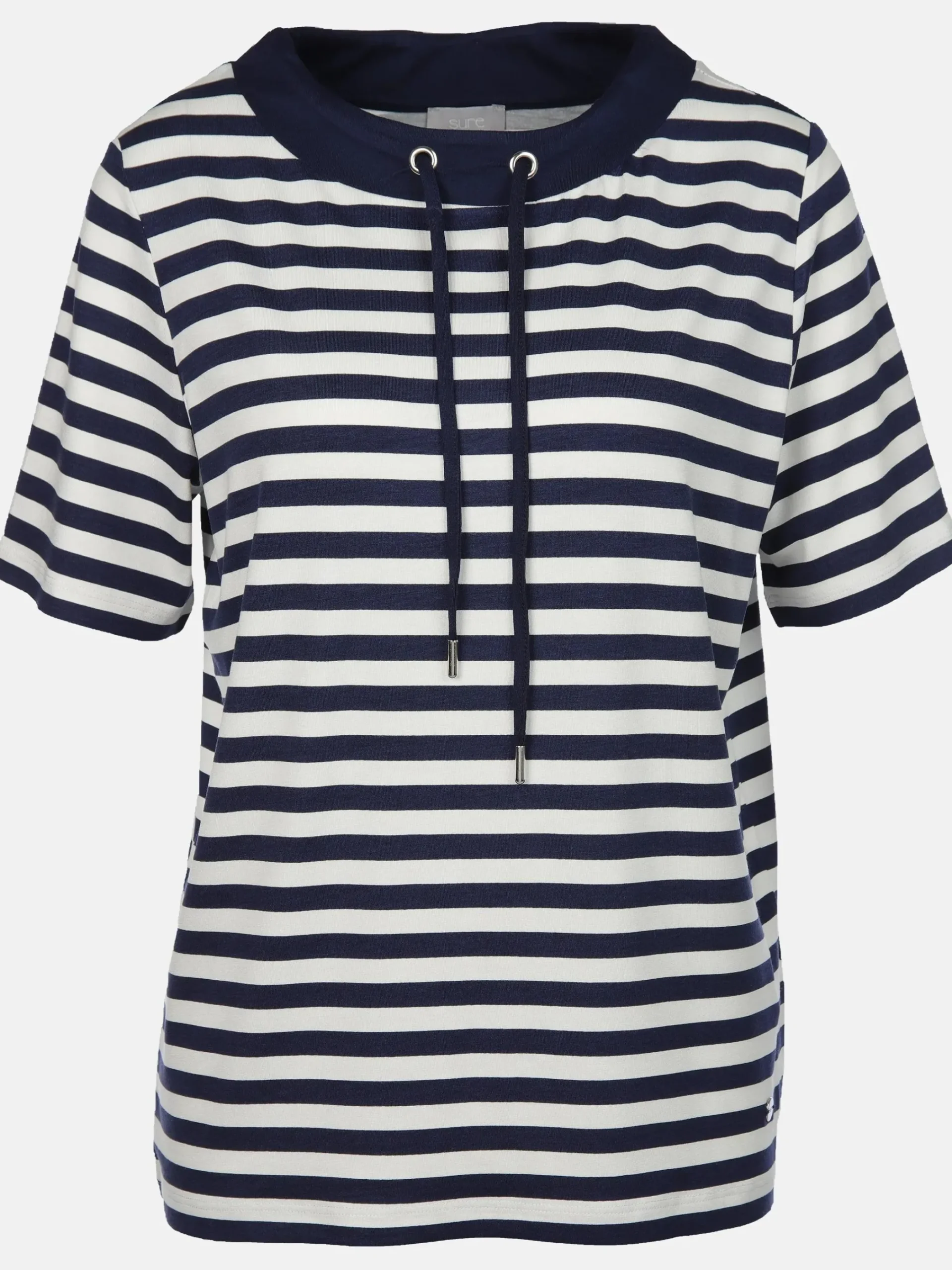 Damen Sure Damen Shirt mit Kordel im Ringellook