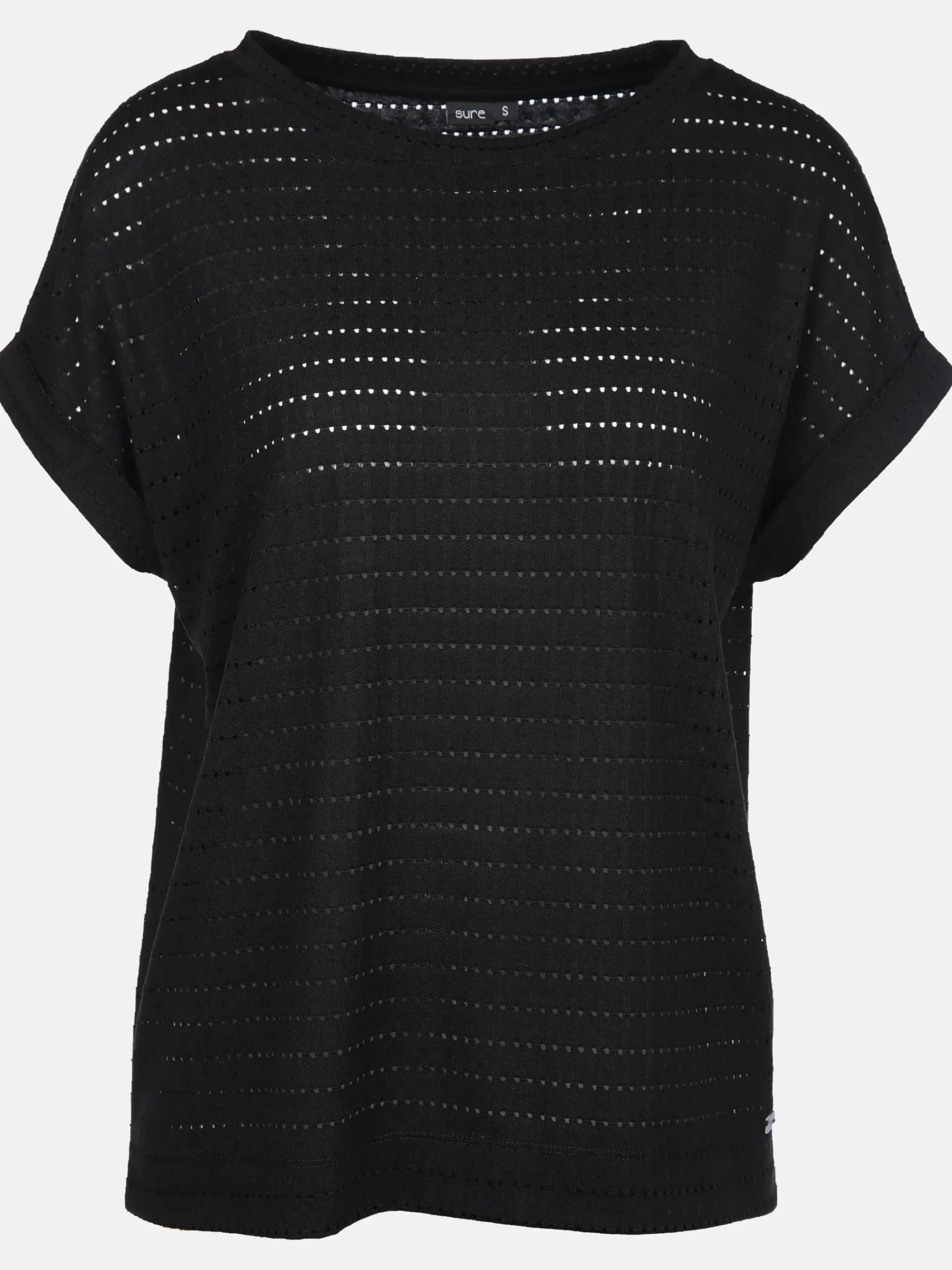 Damen Sure Damen Shirt mit Lochmuster
