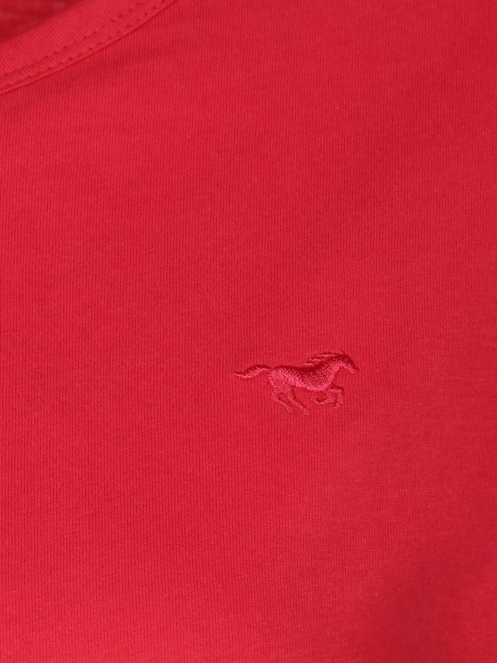 Damen Mustang Damen Shirt mit Logostickerei