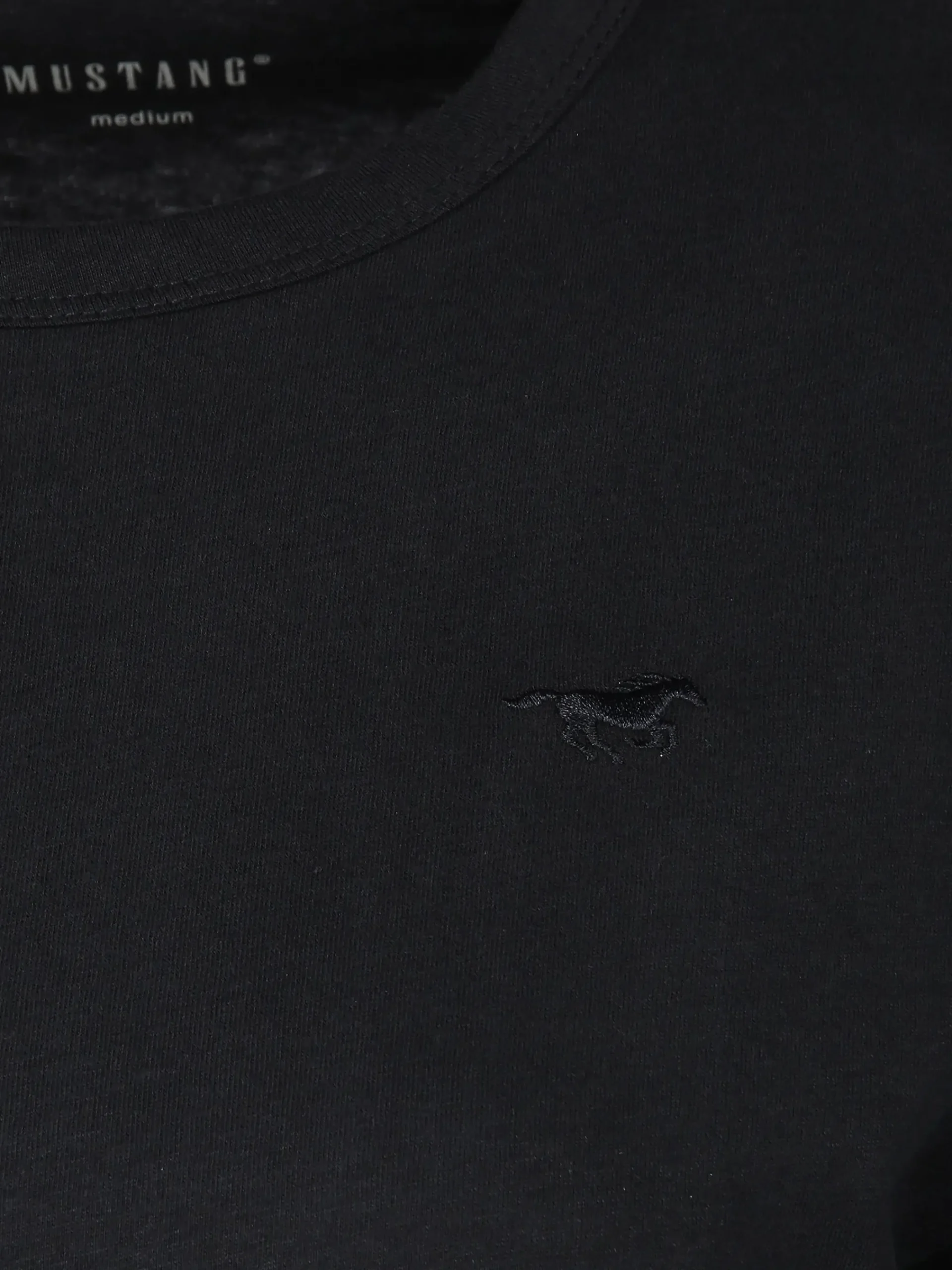 Damen Mustang Damen Shirt mit Logostickerei