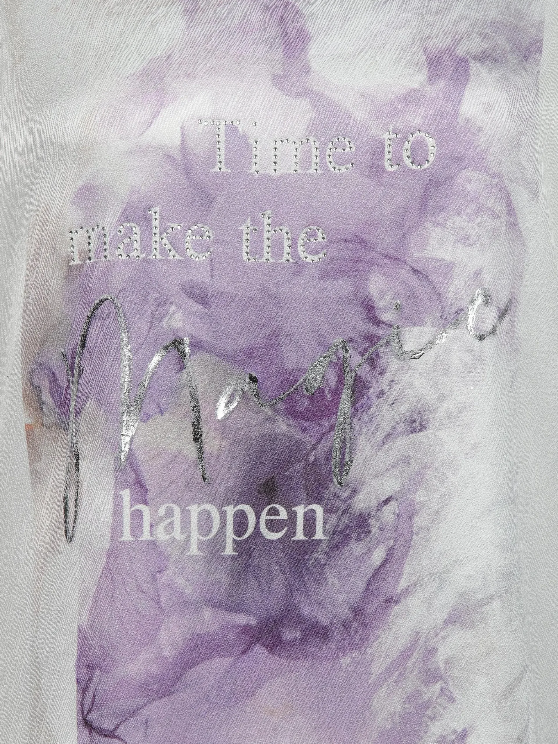 Damen Lisa Tossa Damen Shirt mit Motivprint und Strassbesatz