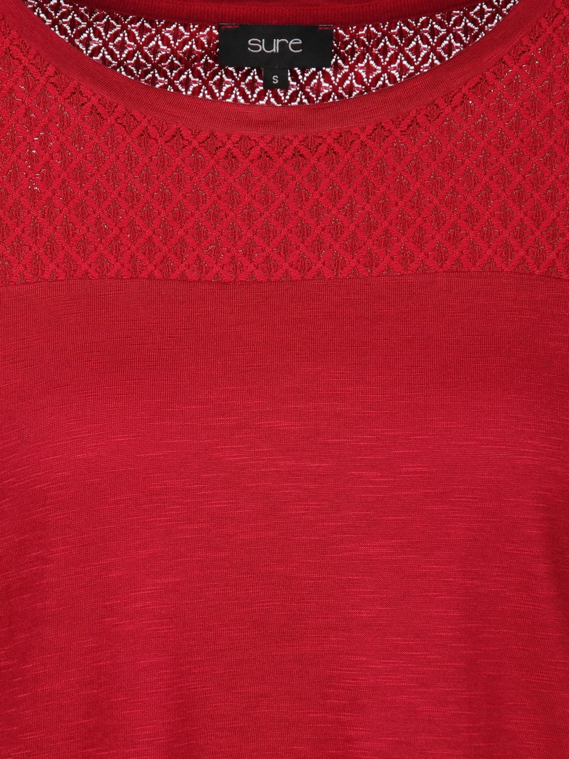 Damen Sure Damen Shirt mit Spitze