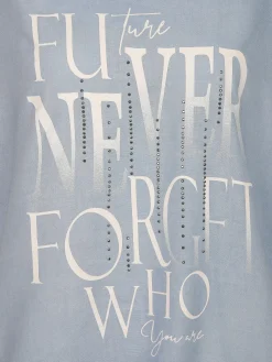 Damen Lisa Tossa Damen Shirt mit Strassapplikationen