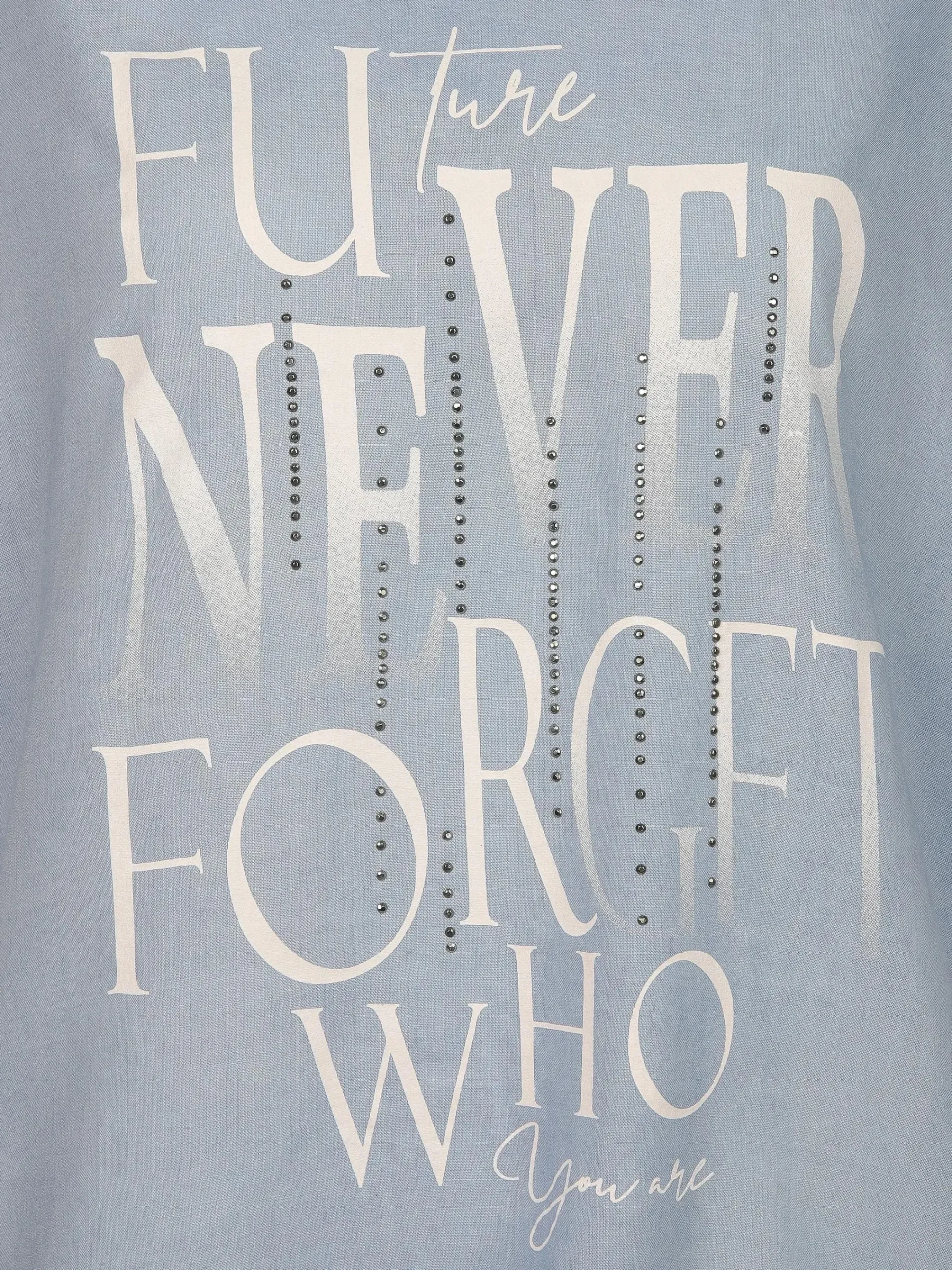 Damen Lisa Tossa Damen Shirt mit Strassapplikationen