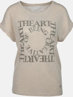 Damen Lisa Tossa Damen Shirt mit Strassapplikationen