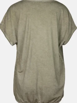 Damen Lisa Tossa Damen Shirt mit Strassapplikationen