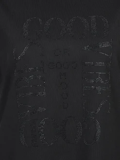 Damen Lisa Tossa Damen Shirt mit Strassbesatz