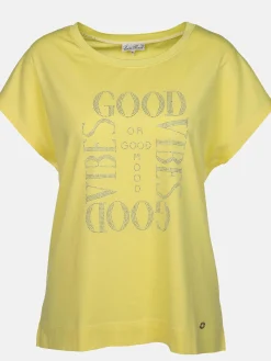 Damen Lisa Tossa Damen Shirt mit Strassbesatz