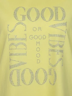 Damen Lisa Tossa Damen Shirt mit Strassbesatz