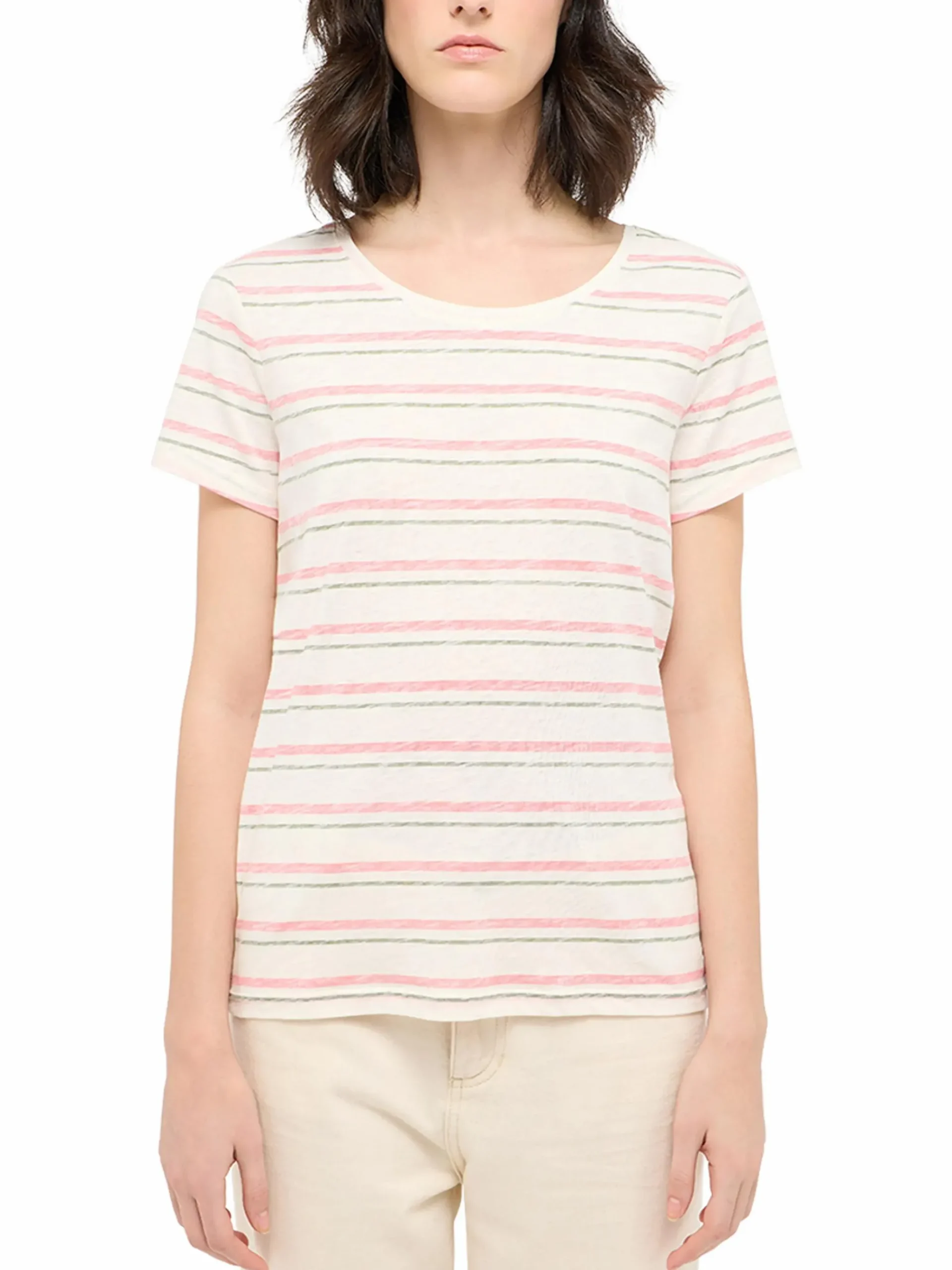 Damen Mustang Damen Shirt mit Streifen