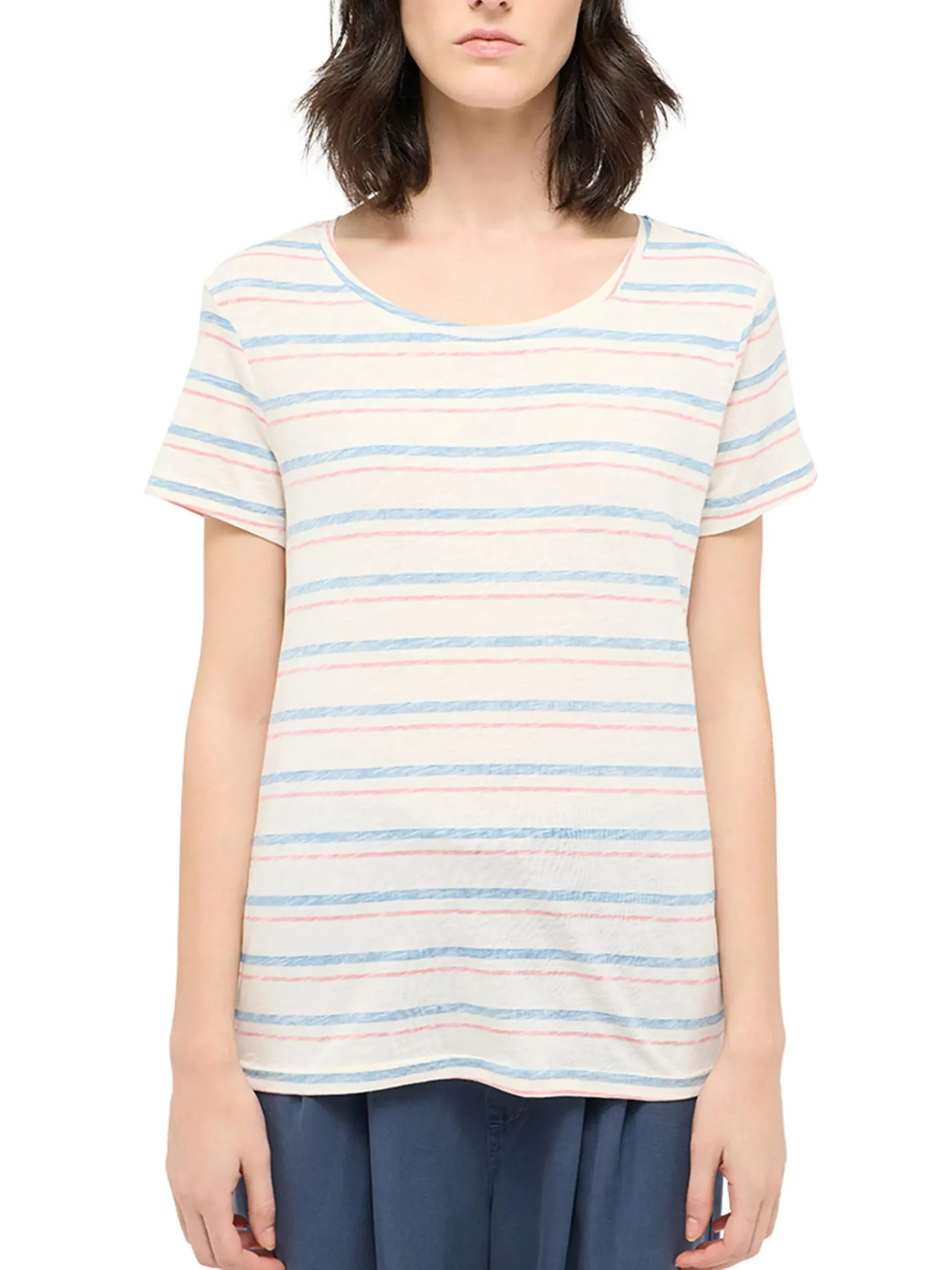 Damen Mustang Damen Shirt mit Streifen