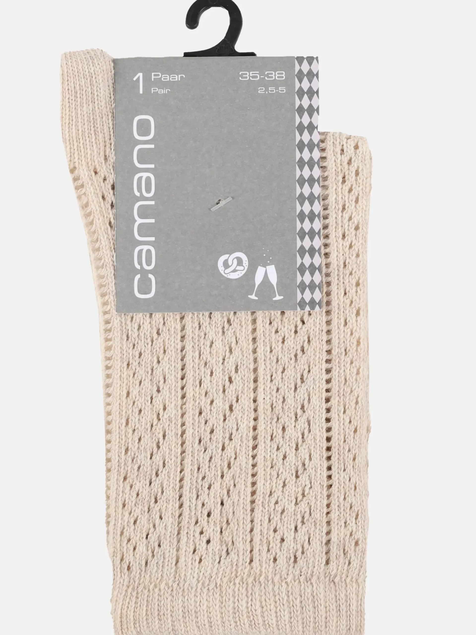 Damen Camano Damen Socken mit Lochmuster