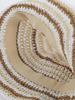 Damen Lisa Tossa Damen Sonnenhut mit Streifen