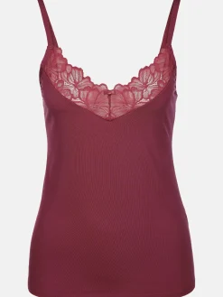 Damen Sure Damen Spaghetti-Hemd mit Spitze