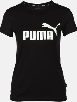 Damen Puma Damen Sport Shirt mit Logoprint
