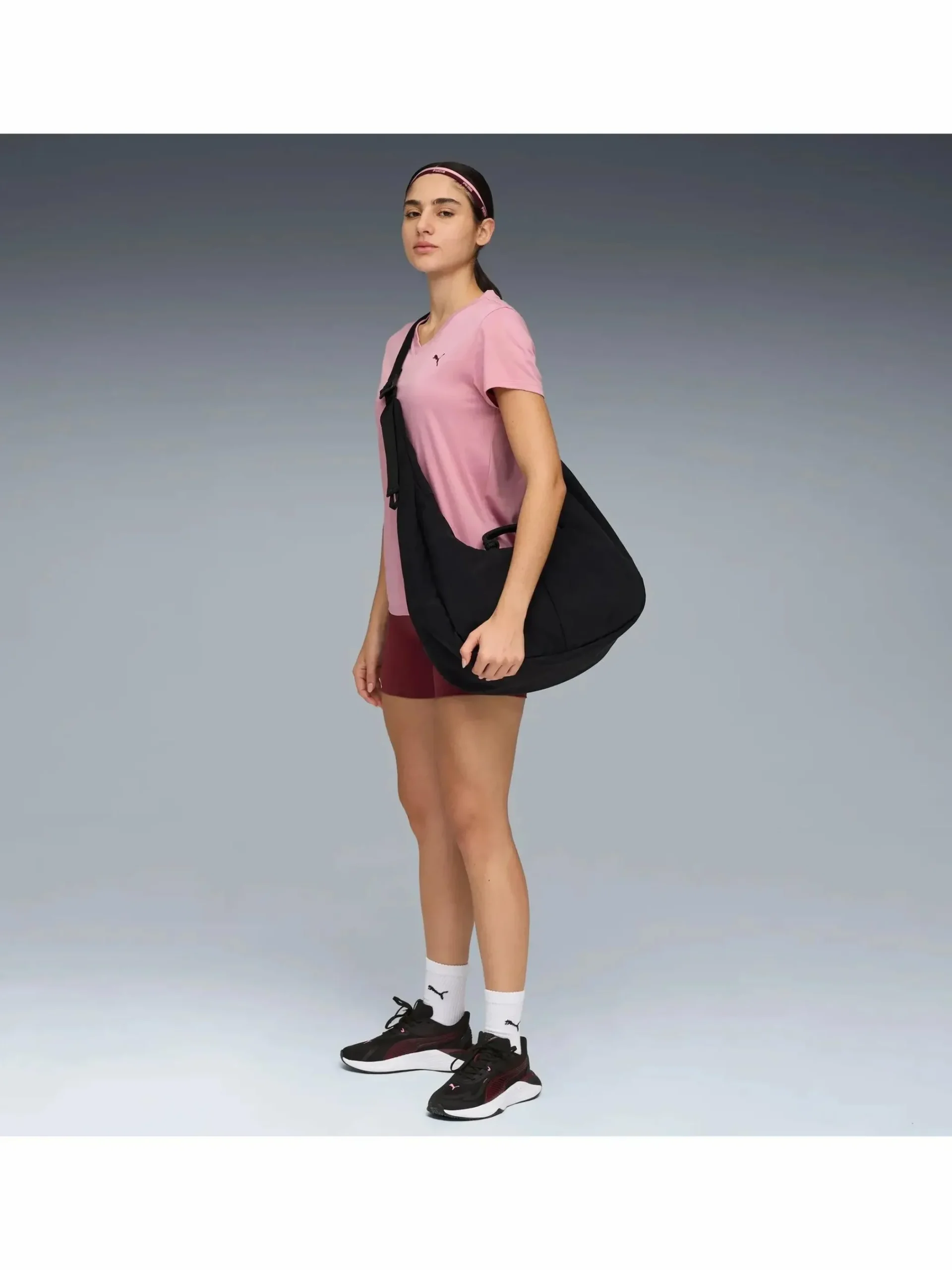 Damen Puma Damen Sportshirt mit V-Ausschnitt