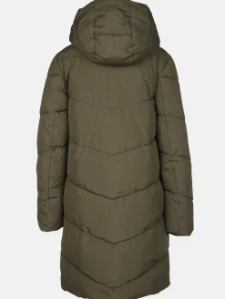 Damen Lisa Tossa Damen Steppmantel mit angesetzter Kapuze