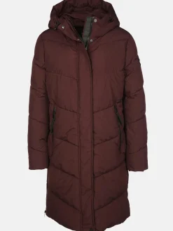 Damen Lisa Tossa Damen Steppmantel mit angesetzter Kapuze