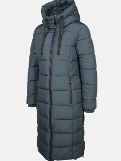 Damen Lisa Tossa Damen Steppmantel mit Kapuze