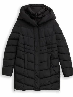 Damen Tom Tailor Damen Steppmantel mit Kapuze