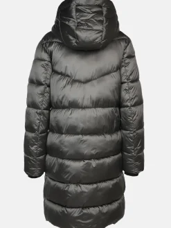 Damen Lisa Tossa Damen Steppmantel mit Kapuze