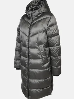 Damen Lisa Tossa Damen Steppmantel mit Kapuze