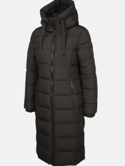 Damen Lisa Tossa Damen Steppmantel mit Kapuze