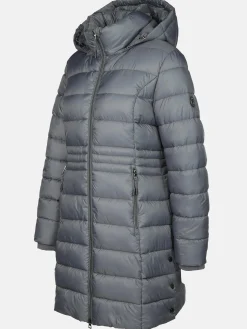 Damen Sure Damen Steppmantel mit Kapuze