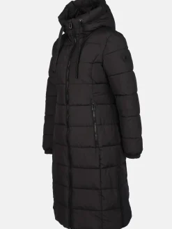 Damen Lisa Tossa Damen Steppmantel mit Kapuze