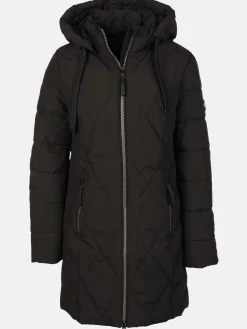 Damen Sure Damen Steppmantel mit Kapuze