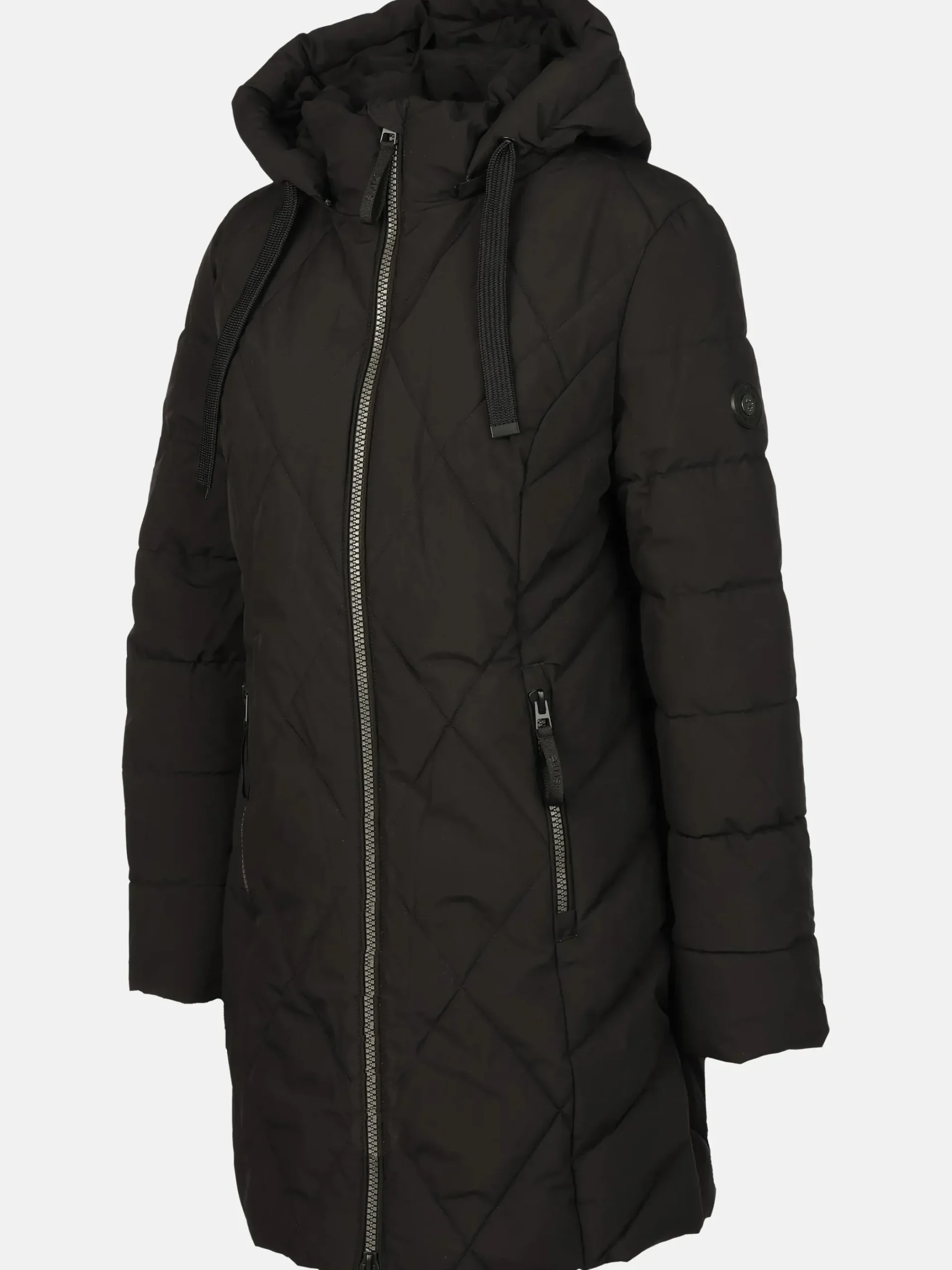 Damen Sure Damen Steppmantel mit Kapuze