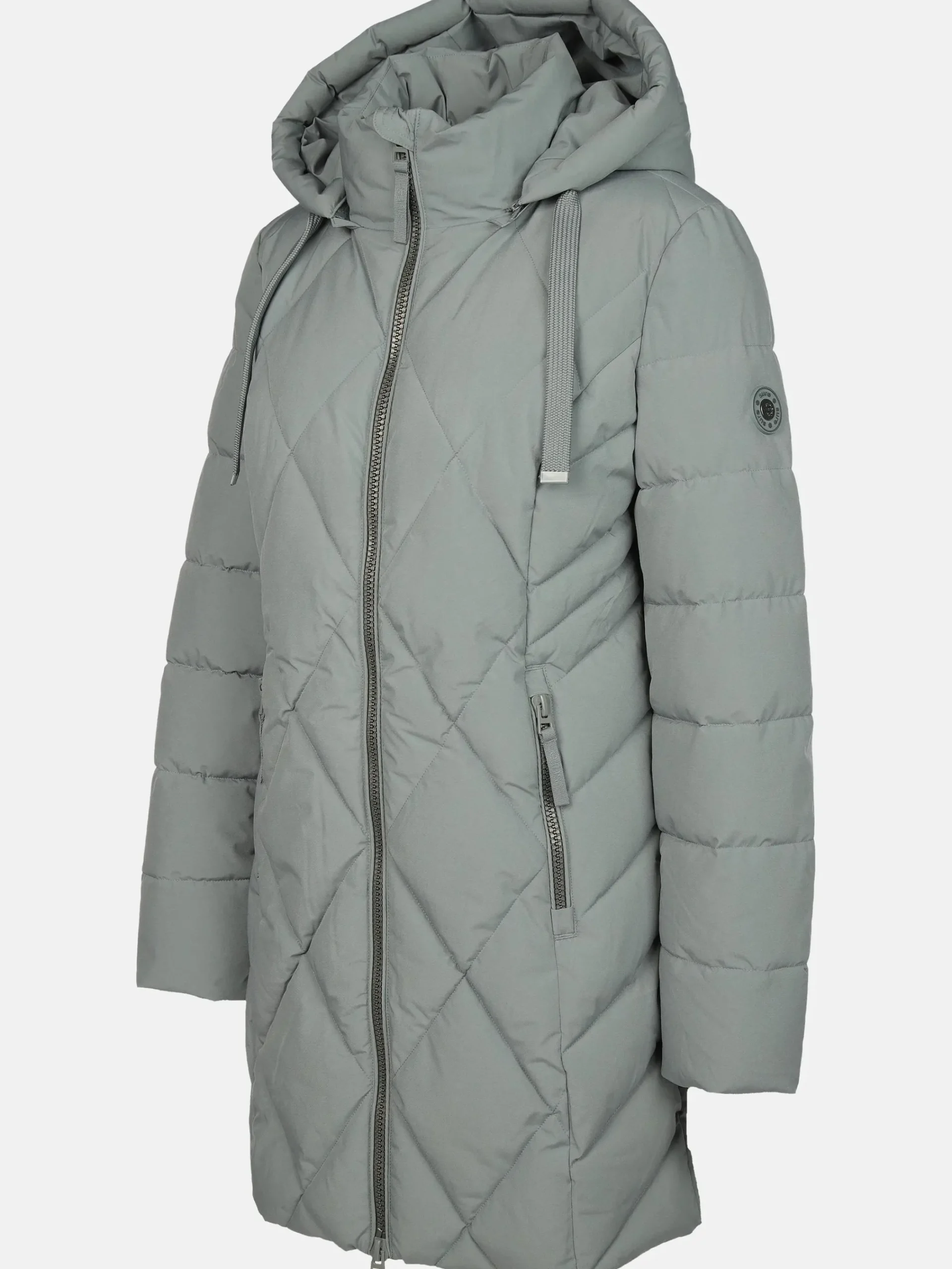 Damen Sure Damen Steppmantel mit Kapuze