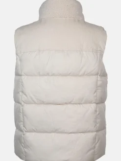 Damen Lisa Tossa Damen Steppweste aus Materialmix