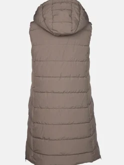 Damen Sure Damen Steppweste in langer Form