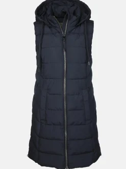 Damen Sure Damen Steppweste in langer Form