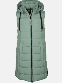 Damen Sure Damen Steppweste in langer Form