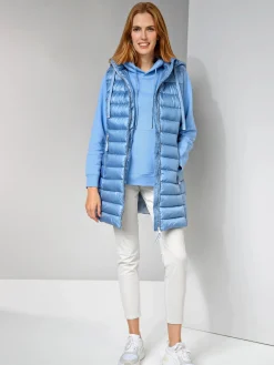 Damen Sure Damen Steppweste mit abnehmbarer Kapuze