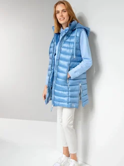 Damen Sure Damen Steppweste mit abnehmbarer Kapuze