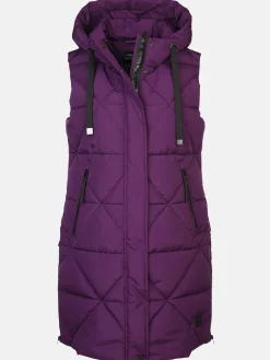 Damen Lisa Tossa Damen Steppweste mit Kapuze