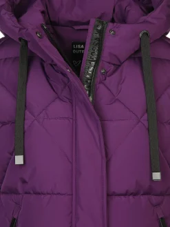 Damen Lisa Tossa Damen Steppweste mit Kapuze