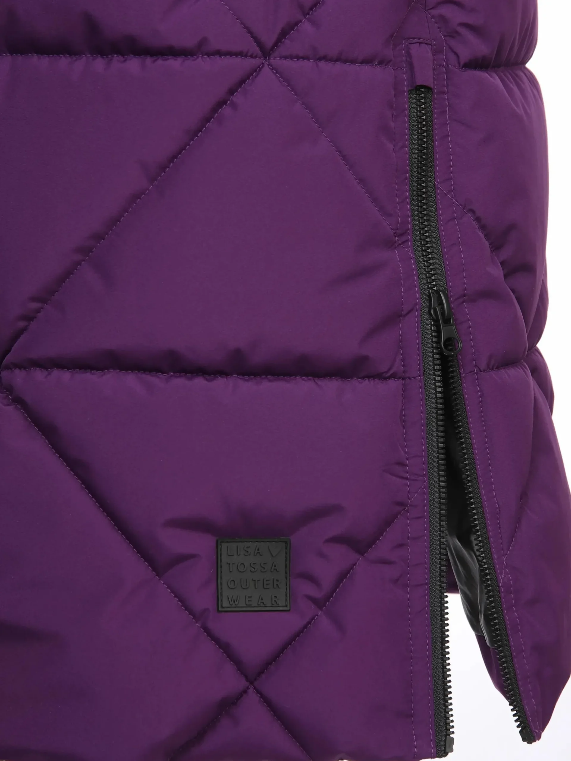 Damen Lisa Tossa Damen Steppweste mit Kapuze