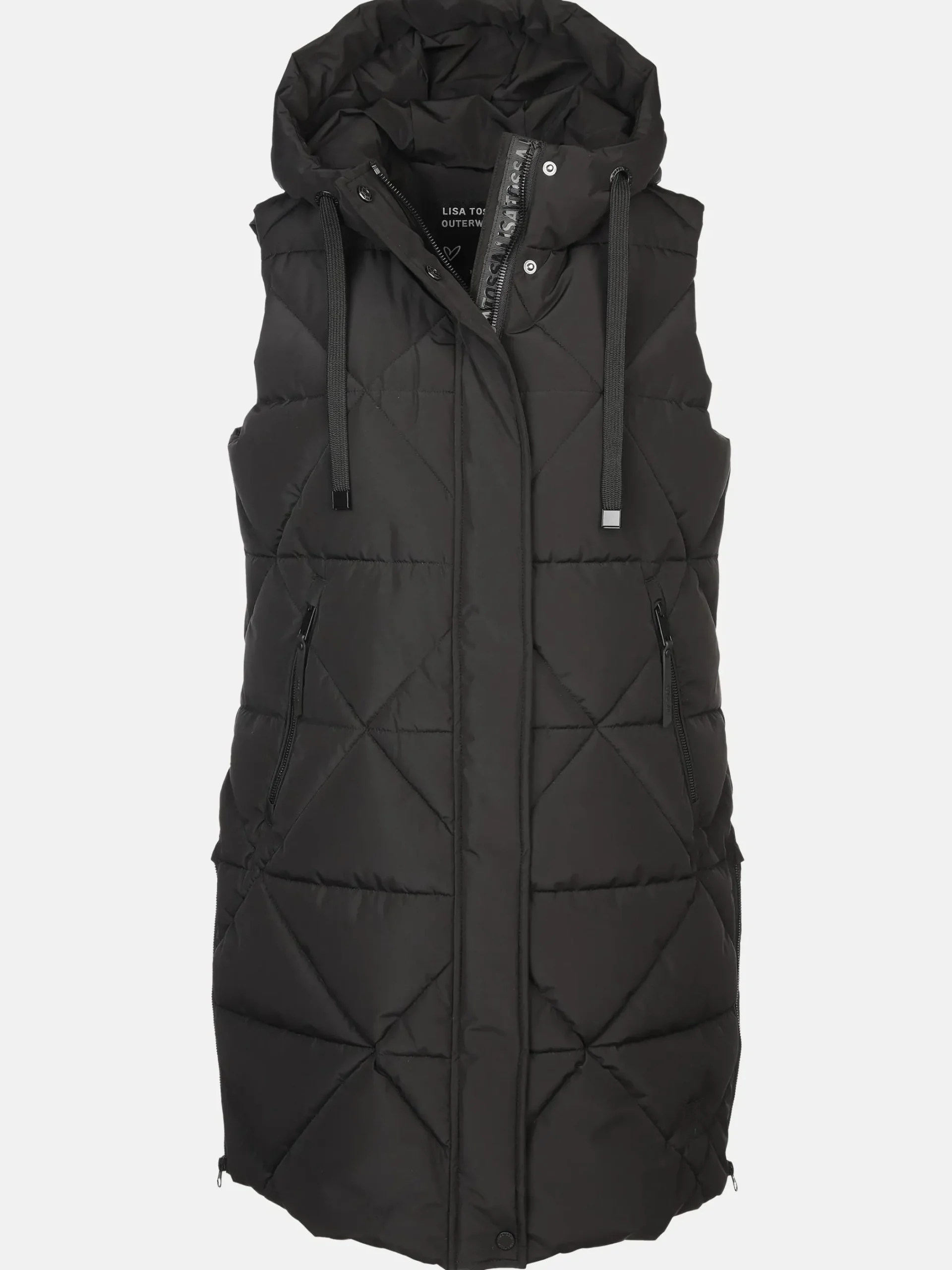 Damen Lisa Tossa Damen Steppweste mit Kapuze