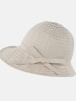 Damen Sure Damen Stoffhut mit Schleife